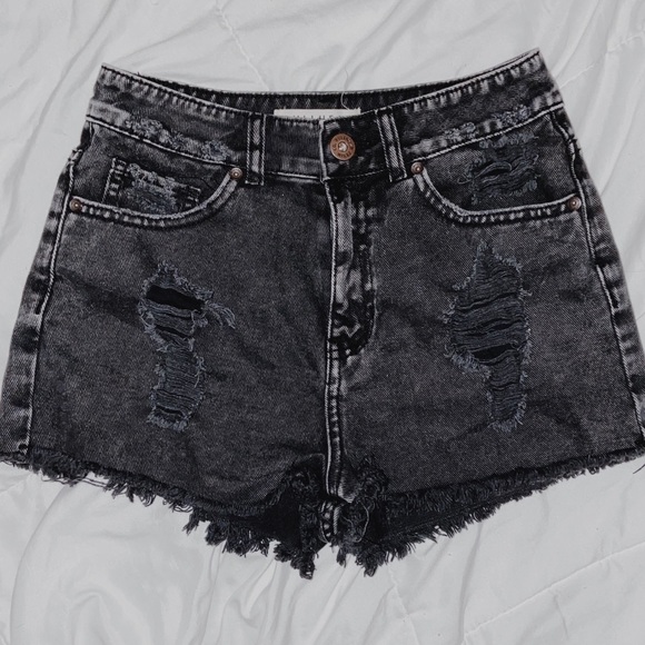 PacSun Pants - Bullhead Black Denim Shorts